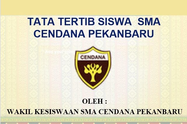 PPT TO TATA TERTIB SISWA SMA CP 2020